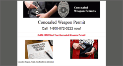 Desktop Screenshot of concealedweapons-permit.com